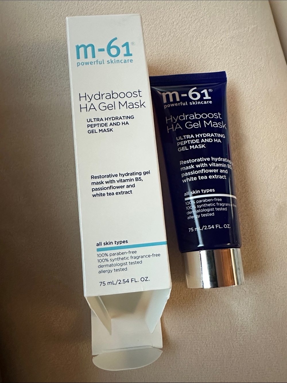 M-61 Hydraboost HA Gel Mask Ultra Hydrating Peptide + HA new in box